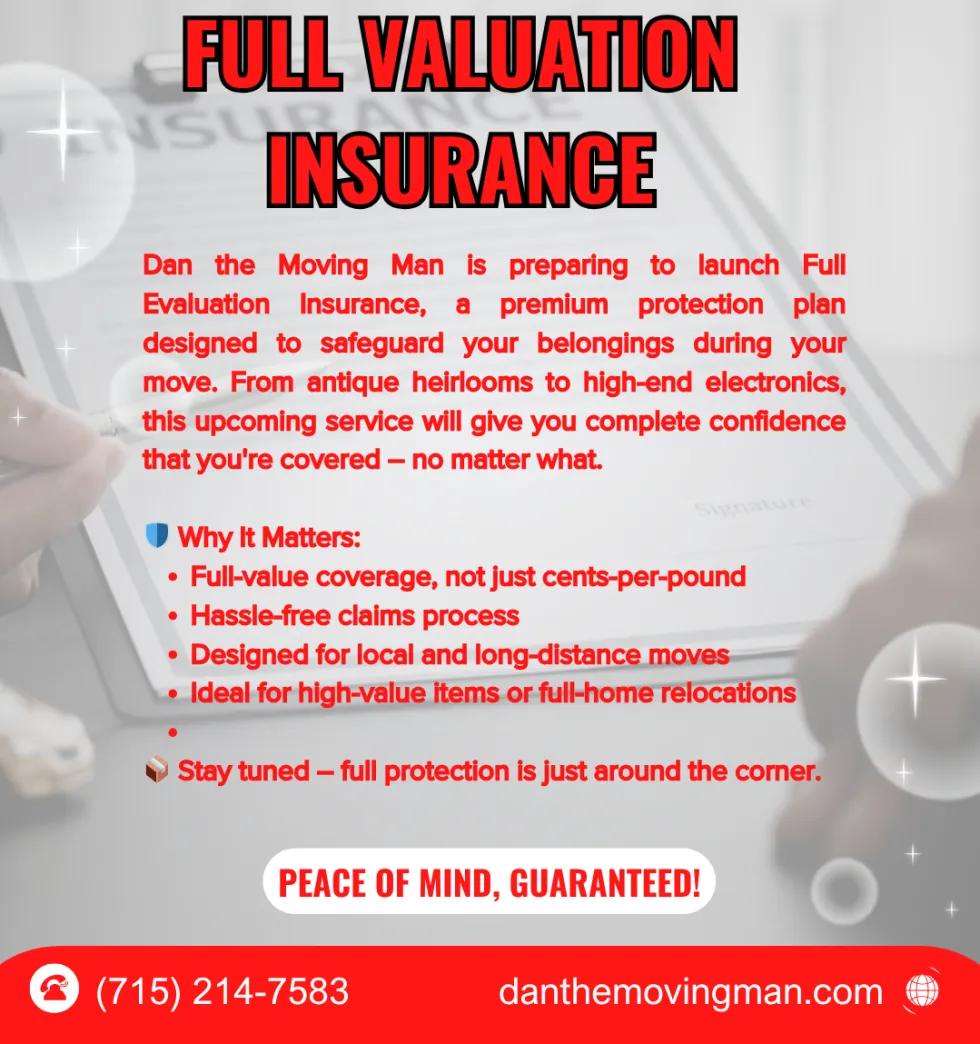 Full Valuation Moving Insurance
