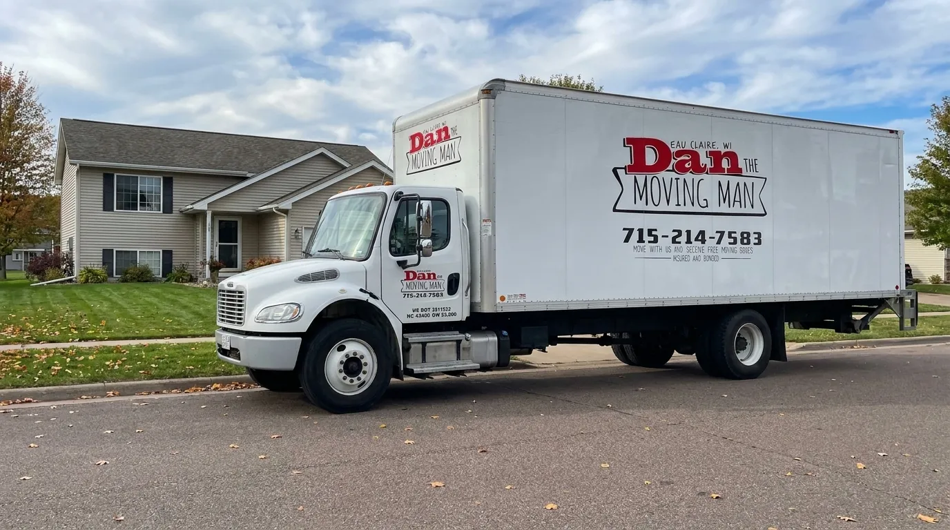 dan the moving man moving truck during a local move